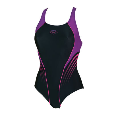 Bild på Baddräkt Miro Dam Svart/Lila