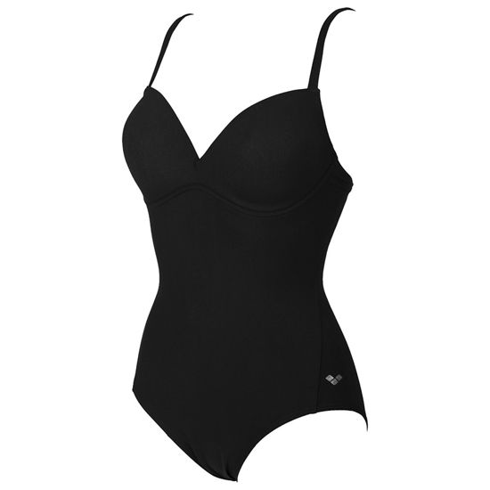 Bild på Baddräkt Shape Mesh Solid Dam Svart