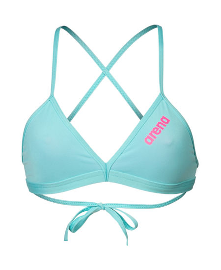 Bild på Bikiniöverdel Team Top Tie Back Solid Mintgrön
