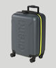 Bild på Resväska Hard Shell Cabin Trolley Mörkgrå/Neongul